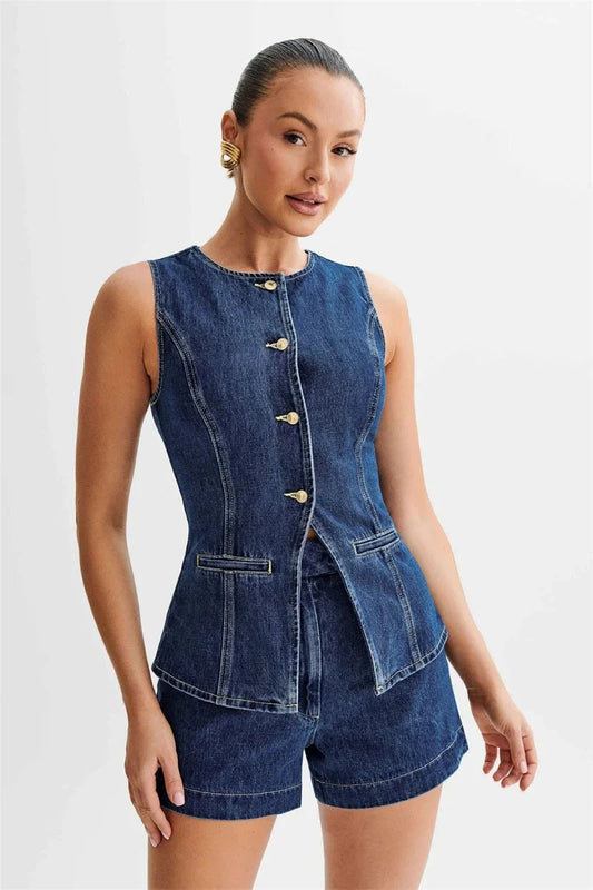Olivia denim set